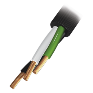 Cable Eléctrico de Uso Rudo 3 Hilos Calibre 18 AWG, Hasta 600 V. Rollo de 100 m.
