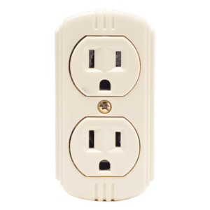 Contacto Dúplex 127 Vca, 15 A Max. Para Sobreponer (Sin perforar la superficie).