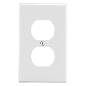 Tapa para Contacto Dúplex Color Blanco.