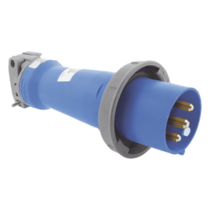 Clavija industrial, 30 A, 250 V CA, 2 Polos 3 Hilos, IP67. Grado Industrial.