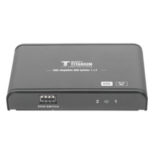 Divisor (Splitter) HDMI 4K de 1 Entrada a 2 Salidas (Simultaneas) / Soporta 4K×2K / Ajuste de resoluciones EDID / HDR / HDMI 2.0 / HDCP 2.2 / Soporta formatos de Audio Dolby Digital / Longitud del cable de entrada y salida &le;10m.