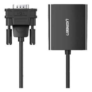 VGA Macho / Salida: HDMI Hembra / Resolución de 1080P@60Hz / Puerto Estéreo de 3.5 mm / Plug and Play, Sin Controlador / Longitud del Cable 15 cm (5.91 Pulgadas). / Incluye Cable de Alimentación USB / Incluye Cable de Audio de 3.5mm.