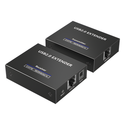 Kit EXTENSOR USB 2.0 de 4 Puertos para Distancias de Hasta 150 m | Soporta USB 2.0, USB 1.1 y USB 1.0 | UTP Cat 5e/6/6a/7 | Soporta Switch Gigabit | Ideal para Cámaras WEB, Impresoras, Escáner, Memorias, Mouse, etc. - Imagen 4