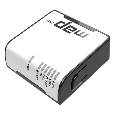 (mAP) 2 Puertos Fast Ethernet, 1 Puerto MicroUSB, WiFi 2.4 GHz 802.11 b/g/n - Imagen 2
