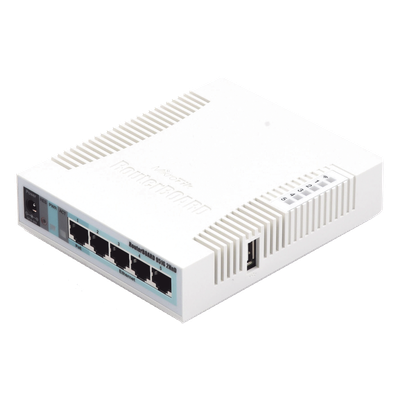 RouterBoard, 5 Puertos Gigabit Ethernet, 1 Puerto USB, WiFi 2.4 GHz 802.11b/g/n, Antena de 2.5 dbi hasta 1W de potencia - Imagen 2