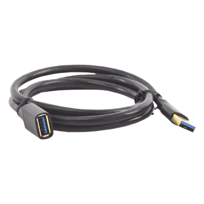 Cable Extensor USB 3.0 / 1 Metro / Macho-Hembra / 5 Gbps / Ultra Durabilidad / Núcleo de cobre estañado 28/22 AWG / Blindaje interior múltiple / Ideal para teclado, mouse , etc. - Imagen 2