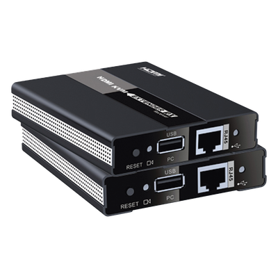 Kit extensor KVM ( Teclado, video, Mouse ) HDMI 1080P @ 60 Hz, 60 metros con cable CAT5e/6 - Imagen 3
