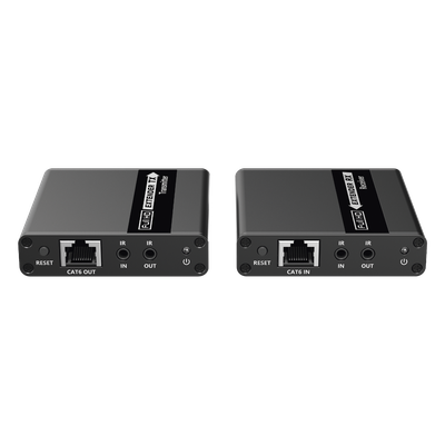 Kit Extensor HDMI para distancias de 70 metros / Soporta resoluciones 720 y 1080P @ 60 Hz / Cat 6, 6a y 7 / Cero Latencia / Uso 24/7 / HDR10 / Salida Loop / Configuración EDID / Soporta control remoto del equipo fuente / Salida de audio de 3.5mm - Imagen 4