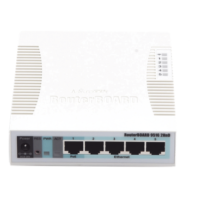 RouterBoard, 5 Puertos Gigabit Ethernet, 1 Puerto USB, WiFi 2.4 GHz 802.11b/g/n, Antena de 2.5 dbi hasta 1W de potencia - Imagen 5