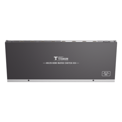 MATRICIAL 4 x 4 / 4 Entradas y 4 Salidas en HDMI / 4K × 2K @ 60Hz / 18Gbps / HDMI 2.0 / HDCP 2.2 / 3D / Conmutación por Botón, RS232 o Control Remoto / IDEAL PARA CENTROS DE MONITOREO, COMPARACION Y ANALISIS. - Imagen 4