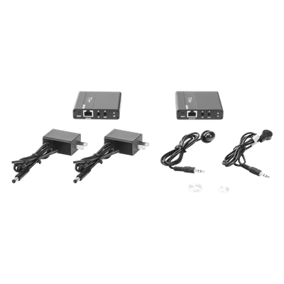 Kit Extensor HDMI para distancias de 70 metros / Soporta resoluciones 720 y 1080P @ 60 Hz / Cat 6, 6a y 7 / Cero Latencia / Uso 24/7 / HDR10 / Salida Loop / Configuración EDID / Soporta control remoto del equipo fuente / Salida de audio de 3.5mm - Imagen 6