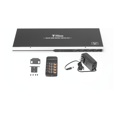 MATRICIAL 4 x 4 / 4 Entradas y 4 Salidas en HDMI / 4K × 2K @ 60Hz / 18Gbps / HDMI 2.0 / HDCP 2.2 / 3D / Conmutación por Botón, RS232 o Control Remoto / IDEAL PARA CENTROS DE MONITOREO, COMPARACION Y ANALISIS. - Imagen 5