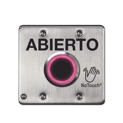 Interruptor IR NoTouch® de Acero Inoxidable, Salida Doble, ABIERTO - Imagen 2