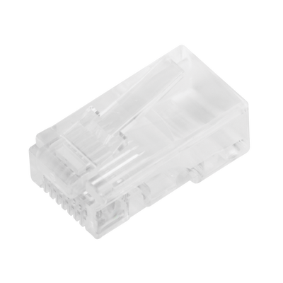 Bote con 100 Piezas de Plug Modular RJ45 Cat5e sin blindaje, chapado de oro a 30 micras para durabilidad extrema - Imagen 4