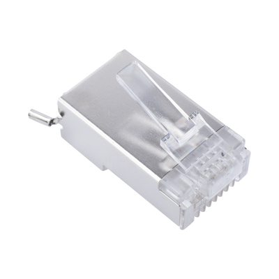 Bote con 100 Piezas de Plug Modular RJ45 Cat6 blindado con pin de tierra, chapado de oro a 30 micras para durabilidad extrema - Imagen 6