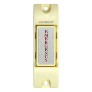 Botón de Emergencia / Botón de Pánico / Ideal como botón de pánico / Montaje de Superficie / Relevador NC/NO Momentáneo / Uso con Sirenas y Estrobos / Ideal para Control de Acceso