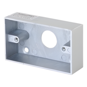Caja cromada para instalación del botón PRO800B