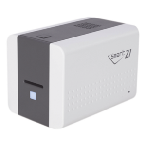 Impresora de Tarjetas Semi- automática SMART21 / Ingreso de Tarjetas Manual/Incluye Ribbon, Software y 100 Tarjetas PVC