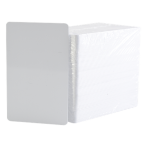 Paquete de 500 tarjetas de PVC UltraCard 30 mil CR80/ Diseñadas para impresión/ Sin Tecnología