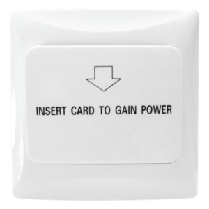 Interruptor de Energía para Habitación de Hotel / Habilita la corriente eléctrica al colocar la llave (tarjeta) de la habitación