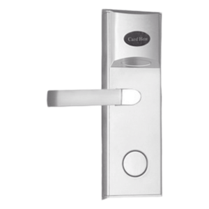 Cerradura para Hotel Izquierda / MIFARE 13.56 MHz / Acero Inoxidable / 224 Eventos / 4 Baterías AA