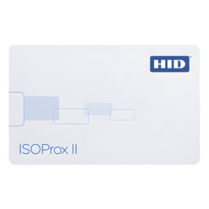 Tarjeta de Proximidad ISOProx II HID (Delgada) Perforada Horizontalmente / Garantía de por Vida/ 1586/1386