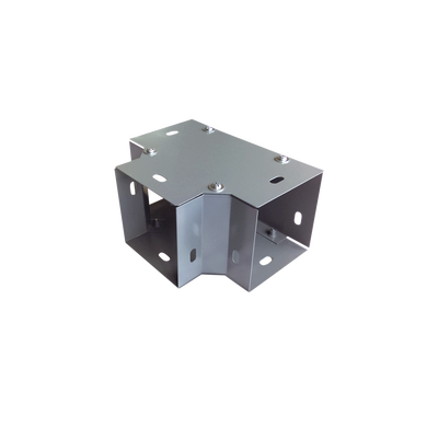 Derivación "T" horizontal 100 x 100 mm, fabricado en lámina de acero al carbón