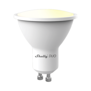 Foco tipo Gu10 inteligente con señal inalámbrica, color dual blanco y cálido, uso de App Shelly. AC 100-240V