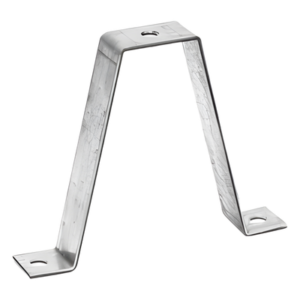 Soporte doble para sujetador universal, ideal para instalación en techo, con acabado Electro Zinc para varilla de 1/4 y 5/16