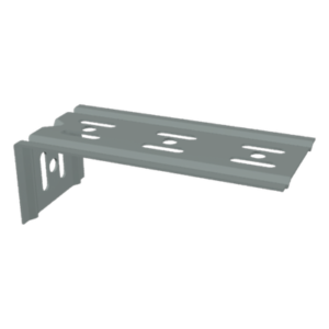 Ménsula económica, para montaje en pared, para anchos de charola de 150mm, con acabado Electro Zinc