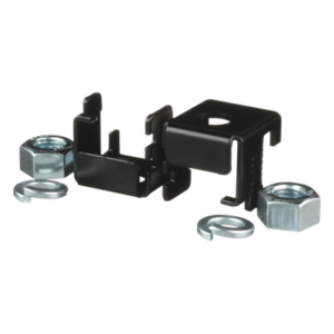 Soporte para Montaje en Charola Tipo Escalerilla, Compatible con Rieles de 9.5 x 38.1 mm o 9.5 x 50.8 mm, Uso Con Varilla Roscada de 5/8", Color Negro