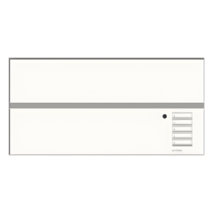 Unidad de control de iluminación GRAFIK Eye QS para 6 zonas con radiofrecuencia Clear Connect, escenas programables e integración con RadioRA 2 y HomeWorks QS, color blanco