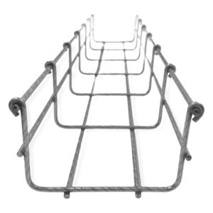 Charola Bimetálica Tipo Malla 54/100 mm, Ideal Para Utilizarse al Exterior o Zonas Húmedas, Hasta 86 Cables Cat6, Tramo de 3 Metros