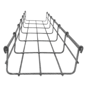 Charola Bimetálica Tipo Malla 66/150 mm, Ideal Para Utilizarse al Exterior o Zonas Húmedas, Hasta 158 Cables Cat6, Tramo de 3 Metros