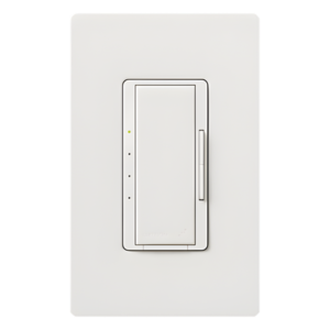 Control de pared para velocidad de ventilador de techo, 4 velocidades silenciosas más apagado, 120 V y 2 A, inalámbrico Clear Connect, para sistema RadioRA 2