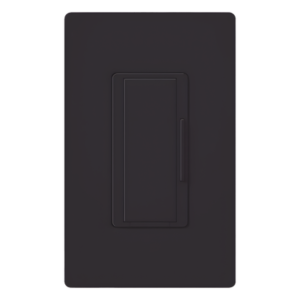 Atenuador remoto de pared Maestro para control multilocación de 3 y 4 vías, 120 V, complemento de atenuadores RadioRA 2, color negro