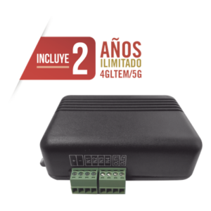 Controlador 4GLTEM / 4 ENTRADAS Y 2 SALIDAS / 2 AÑOS ILIMITADOS INCLUIDOS / Activacion Remota /Notificacion PUSH e EMAIL / APP SIN COSTO / Soporte para Reporte a Central de Alarma
