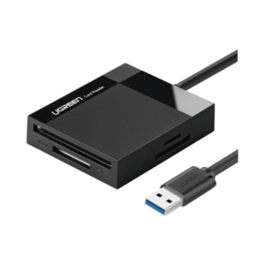 Lector de Tarjetas USB-A 3.0 a CompactFlash (CF)/ MemoryStick (MS)/ TransFlash (TF)/ SecureDigital (SD) | 4 en 1 | 5Gbps | Hasta 2TB | Soporta Windows/Mac OS/Linux/Android | Lectura de tarjetas simultánea | Cable de 15cm.