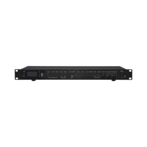 Amplificador de Audio | 2 x 60W | Baja Impedancia 4 - 8Ω | Reproductor Bluetooth, FM, USB, SD | Efectos Integrados Delay, Echo, Repeat
