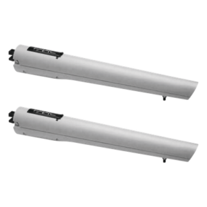 Kit de Operadores FAAC S418 para Puertas Abatibles de hasta 2.7m y 300Kg / Con Capacidad de Respaldo de Baterías y Desbloqueo Manual
