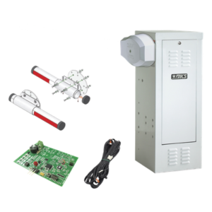 Kit de Barrera Vehicular 1601 de Uso CONTINUO Con Mástil de Aluminio 4 Metros / Incluye Sensor de Masa y Loop.