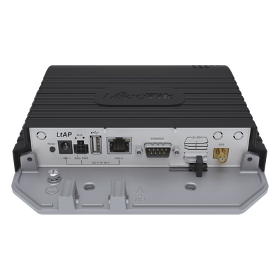 (LtAP) - A heavy-duty 2.4GHz access point with two miniPCI slots, three SIM slots and GNSS support (GPS, GLONASS, BeiDou, Galileo) - Imagen 2