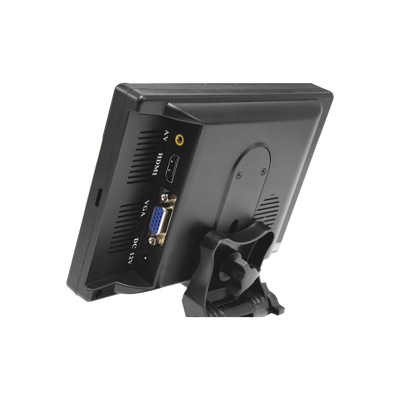 Monitor 7" TFT-LCD ideal para colocar en vehículos o DVR/NVR. Entradas de video HDMI, VGA y RCA (CVBS) - Imagen 2