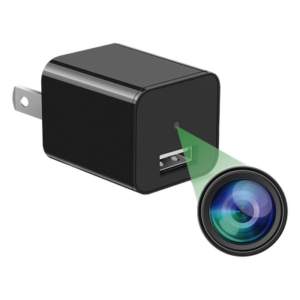 Cámara Oculta en Cargador de Pared (Spyce Camera) / Memoria de 8GB / Resolución 2 Megapixel (1080P) / Grabación Continua o por Movimiento
