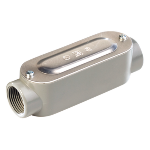 Caja Condulet tipo C de 1" (25.4 mm) Incluye tapa y tornillos.