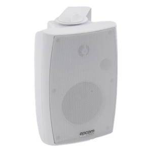 Altavoz de Pared de 2 vías | Woofer 4in + 1.5in | 2.5W - 20W | Para Sistemas 70/100V y 8 ohms | Material ABS | Rejilla y Bracket de Metal | Color Blanco