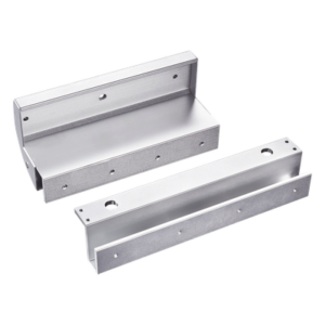 Montajes en U para puertas de Solo Cristal ( puerta y marco) para uso con Chapa Magnética MAG600NLED y MAG600NTLED