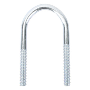 Abrazadera tipo U de 1", con acabado Electro Zinc, no incluye tuercas y arandelas