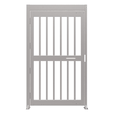 Puerta de Alta Seguridad de Cuerpo Completo Acabado en Acero Inoxidable