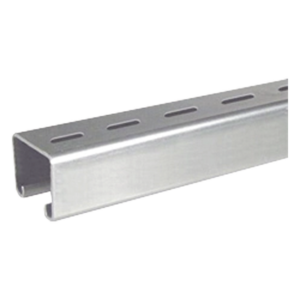 Unicanal Perforado 4 x 4 cm x 3 m / Calibre 16 / Galvanizado Electrolítico.